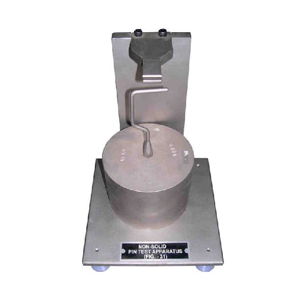 Device for testing non-solid pins 